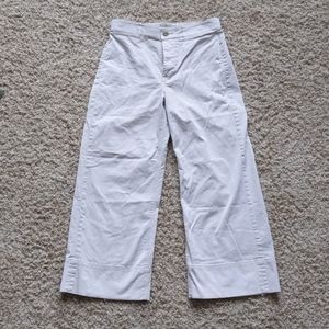 Everlane Lightweight Wide Leg Crop Chino (Sand)